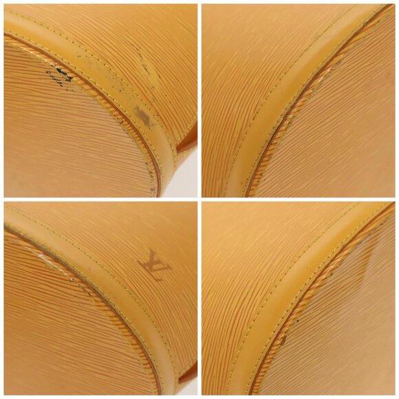 LOUIS VUITTON Epi Cluny Shoulder Bag Yellow LV Auth - Picture 16 of 16